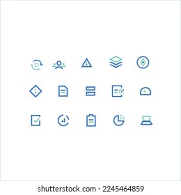 Iconos comerciales vectores seguros 