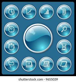 vector business iconset