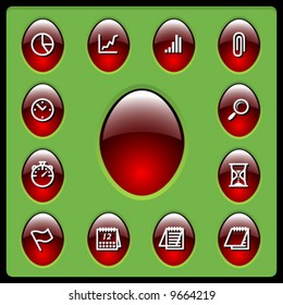 vector business iconset