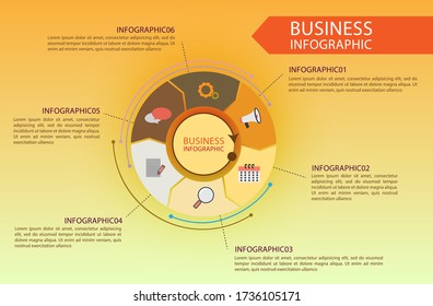 Infografía de negocios de vectores