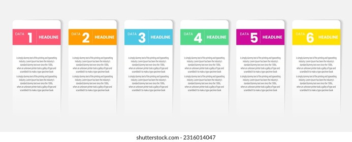 vector Business Infographic design template , Process timeline chart , number options