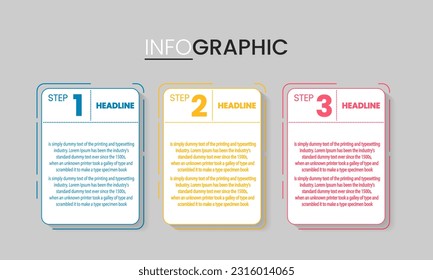 vector Business Infographic design template , Process timeline chart , number options