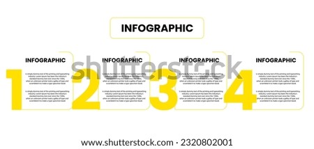 vector Business Infographic design template , Process timeline chart , number options