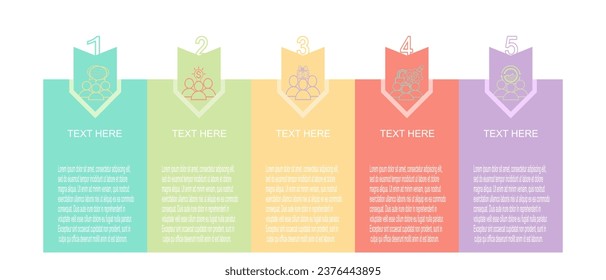 Vector business infographic label design with icons used for workflow diagram, info chart, web design.Vector illustration.