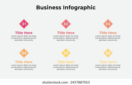 Vektorgrafik Business Infografik für Diapräsentation