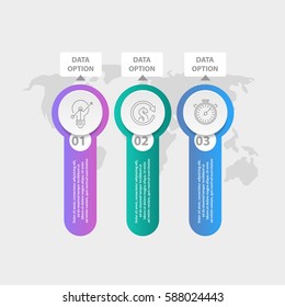 Vector business infographic template