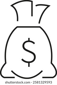 Vector business isolated silhouette icon with business and marketing.