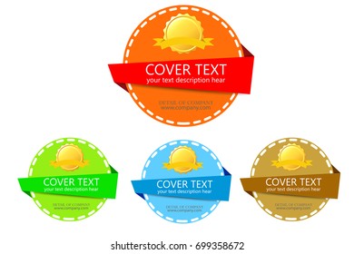 Vector Business Label
