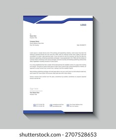 Vorlage für Vektor-Geschäftsbriefpapier