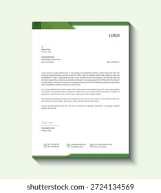 Vorlage für Vektor-Geschäftsbriefpapier