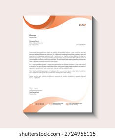 Vorlage für Vektor-Geschäftsbriefpapier
