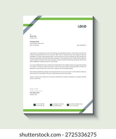 Vorlage für Vektor-Geschäftsbriefpapier