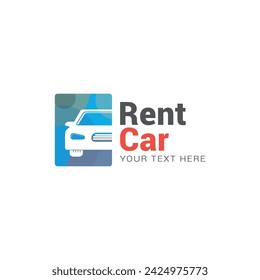 vector business logo car rental concept design.