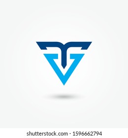 Vector business logo concept illustration. abstract shapes. Design element. Logo abstract vector designs. icon or symbol template