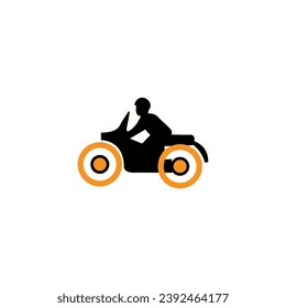 Vector business logo motor saikel