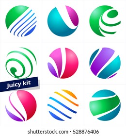 Vector business logo for Business, Technology, Corporation.