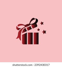 Vector business logo template gift box