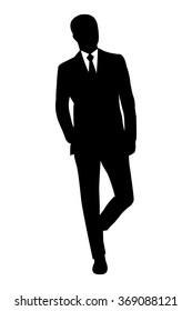 The vector of business man