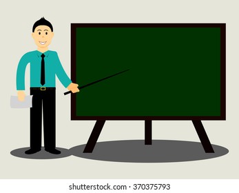 The vector of business man