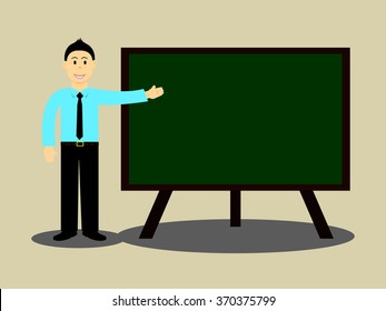 The vector of business man