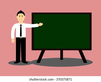 The vector of business man