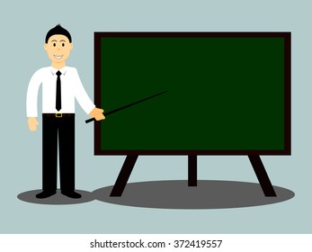 The vector of business man