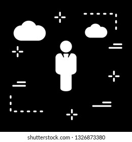  Vector Business man Icon
