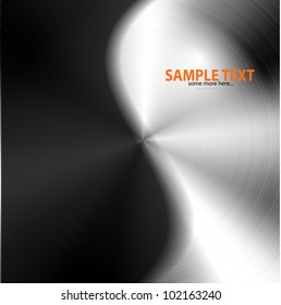 Vector business metal wave background
