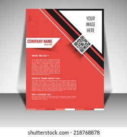 Vector business or multipurpose flyer can be used for print and publishing.