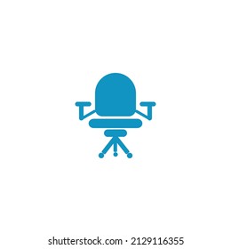 vector business office chair icon - modern furniture design. modern illustration