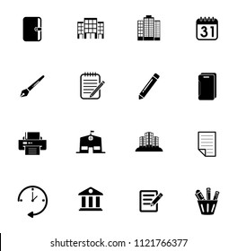 vector business, office and communication icons set - website design illustrations. web icons