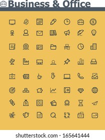 Vector Business And Office  Icon Set