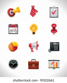 Vector business and office icon set