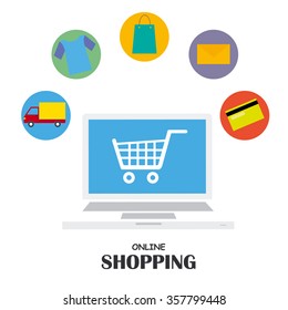vector business online shopping