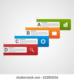 Vector business options infographics.