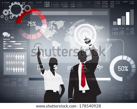 Vector of Business Partnership and Cooperation