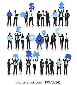 Vector of Business People Financial Issues