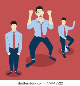 Vector Business People Gesture