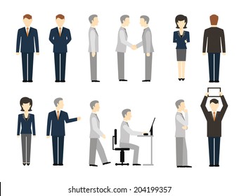 vector business peoples in different poses?