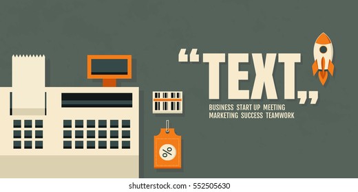vector business plan. office equipment, design background. Profit Marketing Success.