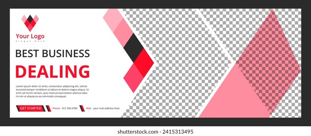 Vector business promotion and creative cover template