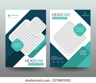 Vector business proposal Leaflet Brochure Flyer template design, book cover layout design, abstract business presentation template, a4 size design	