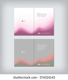 Vector Business report abstract cover design flat style.
