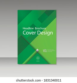 Vector Business report square and geometric cover design. Business brochure template layout, cover design, annual report, magazine or flyer