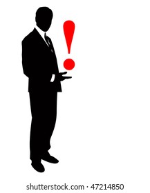 the vector business silhouette