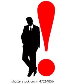 the vector business silhouette