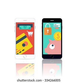  Vector business smartphone. EPS 10.  