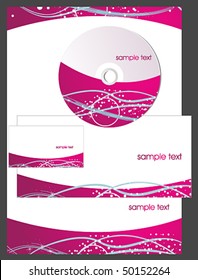 Vector business stationary set