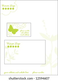 Vector business stationery set