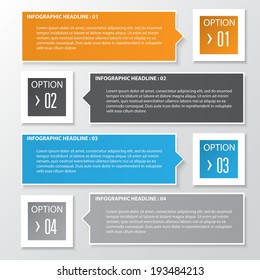 Vector business step paper chart and numbers banner design template.